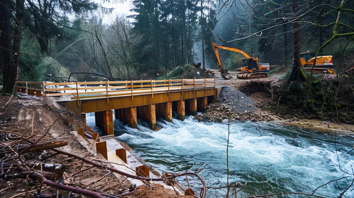 maintenance for temporary bridges