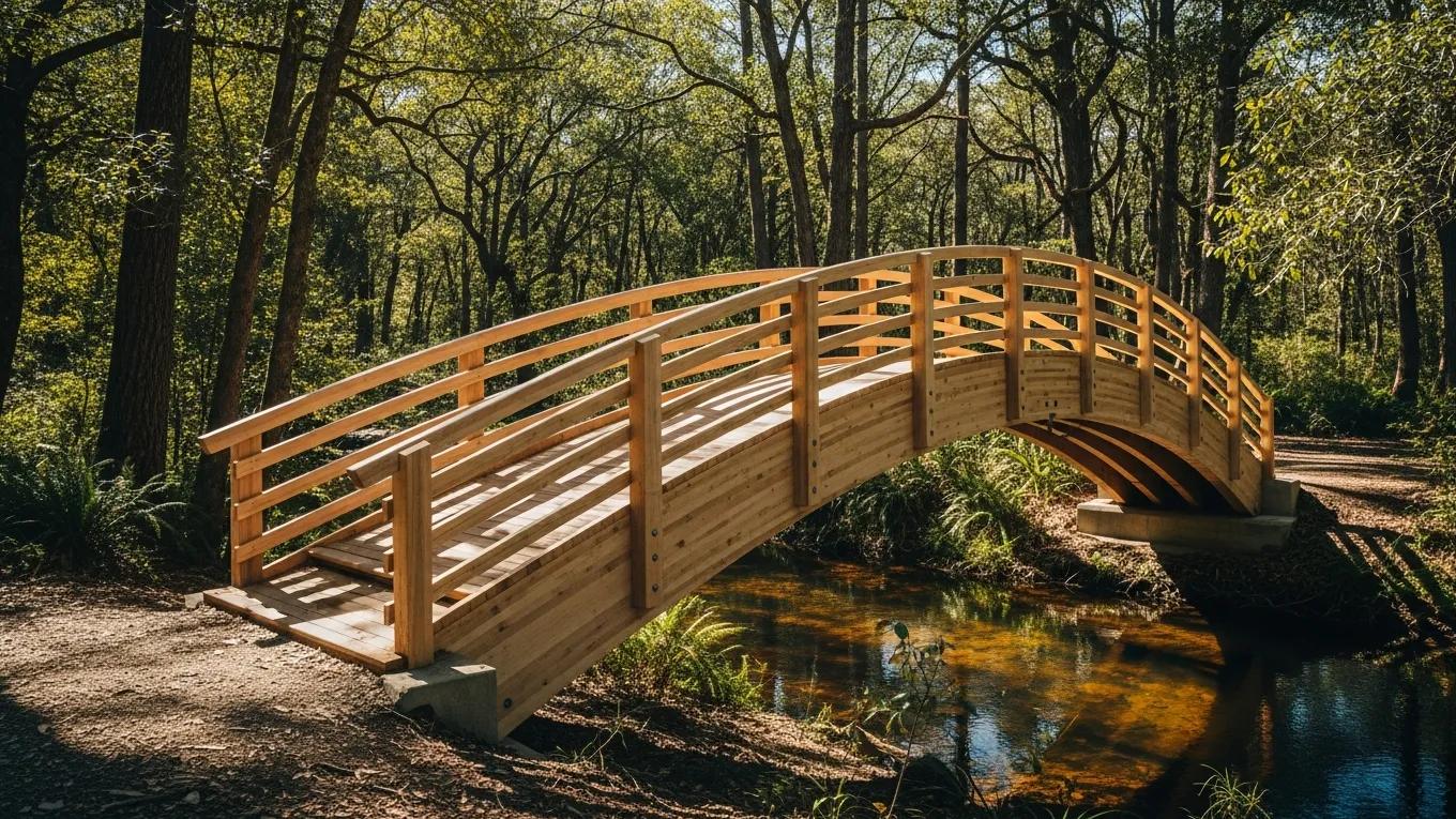 Safe Access with Timber Bridges